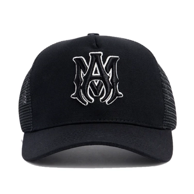 AMIRI Men's MA Trucker Cap in Black 01