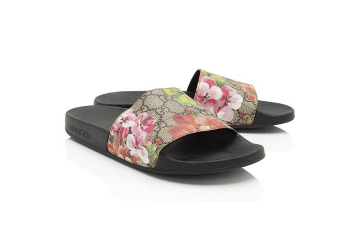 Gucci Slides Bloom Supreme Sandals