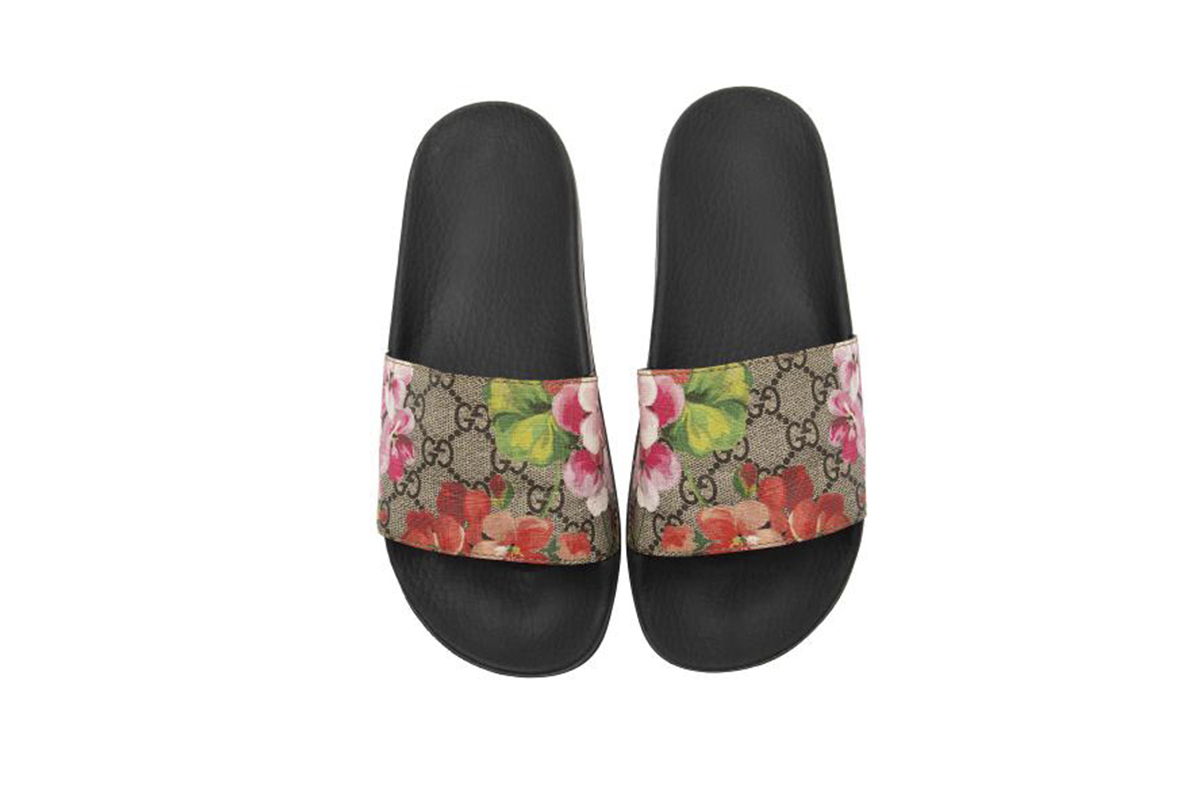 Gucci Slides Bloom Supreme Sandals