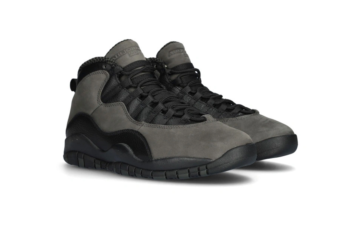 Air Jordan 10 Retro Shadow (2025) 'Charred Grey and Black'