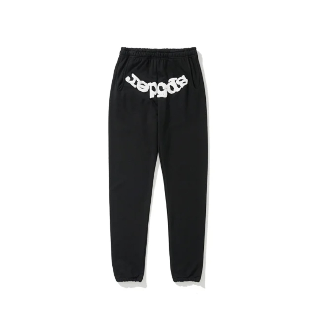 Sp5der Web Hoodie/Sweatpant Set Black