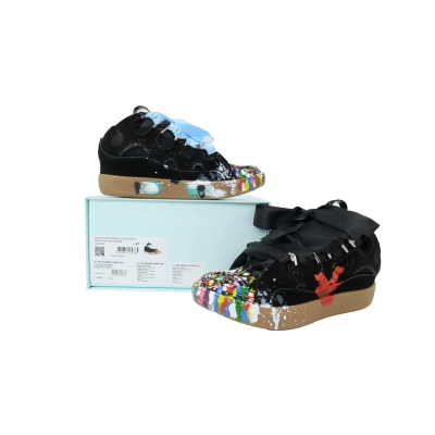Lanvin Leather Curb x Gallery Dept Paint Drip Black Multi 02