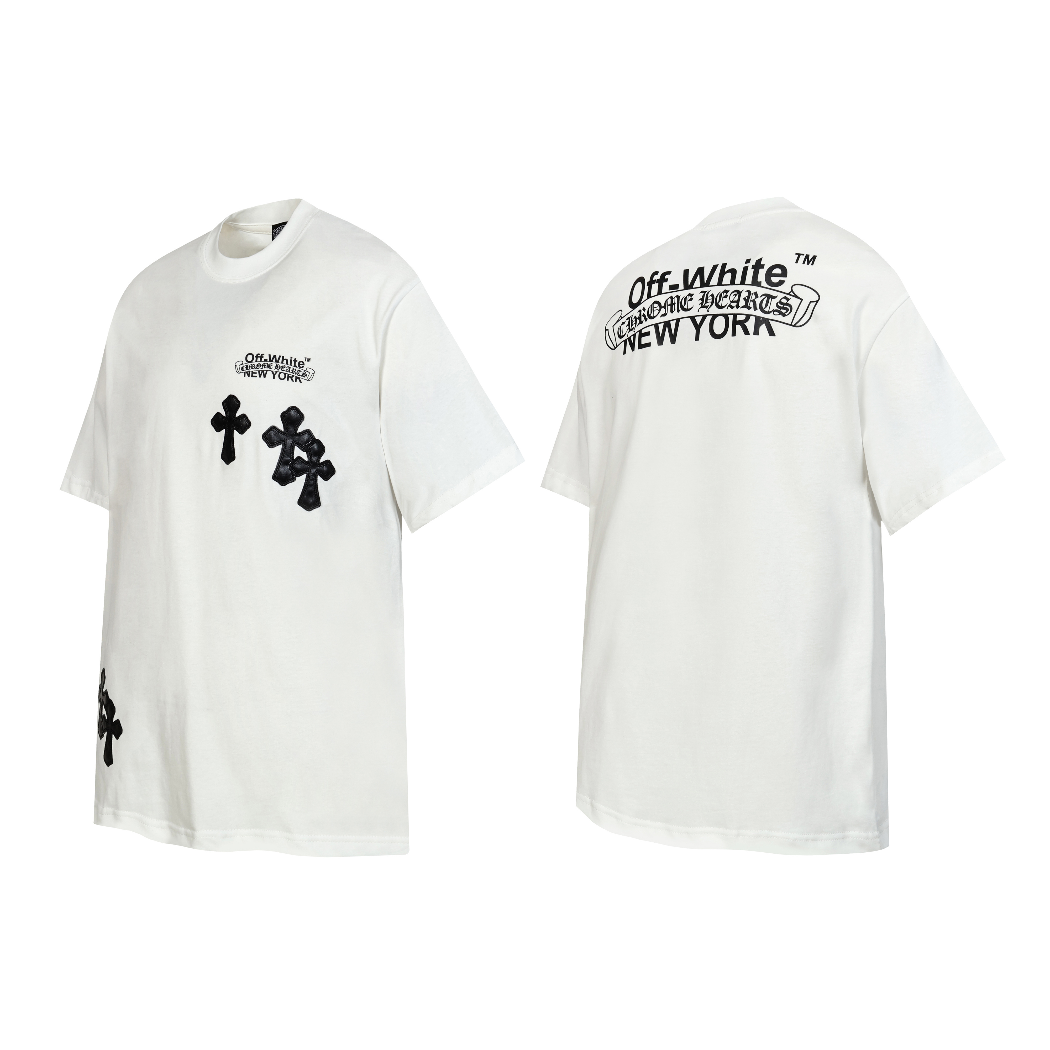 Chrome Hearts T-shirt #2011 Black/White