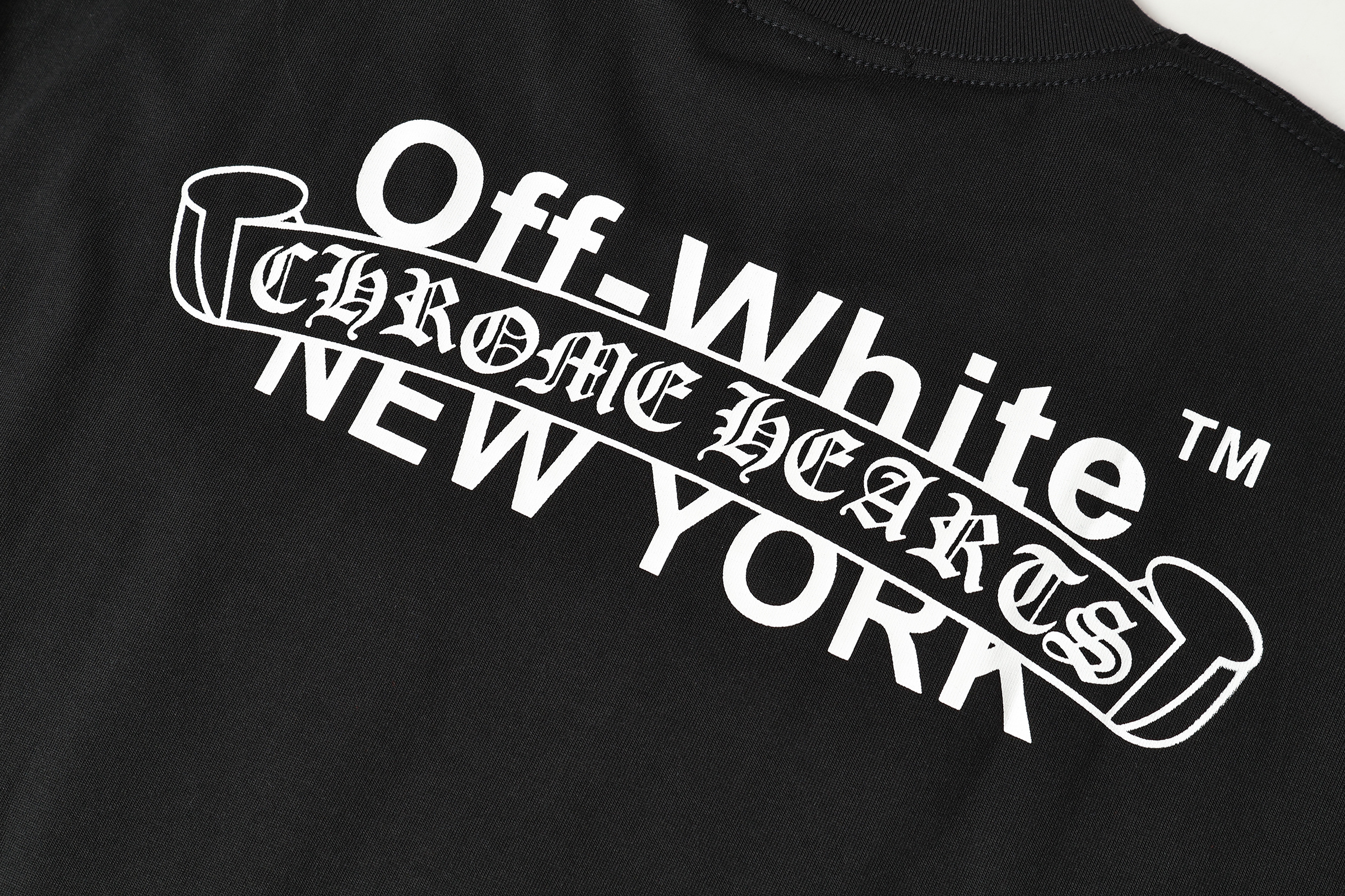 Chrome Hearts T-shirt #2011 Black/White