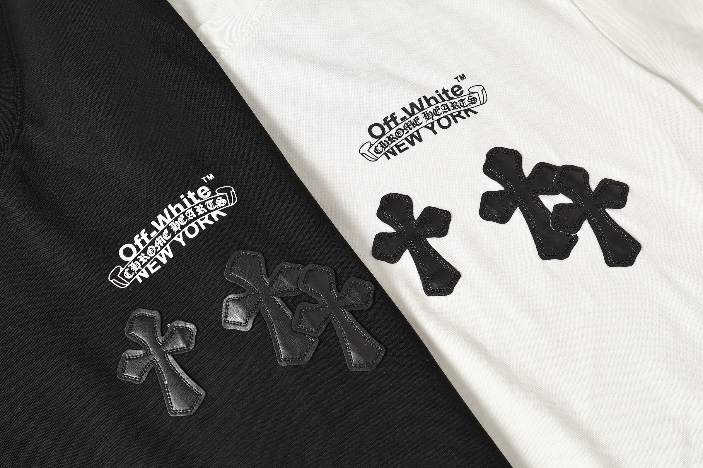 Chrome Hearts T-shirt #2011 Black/White