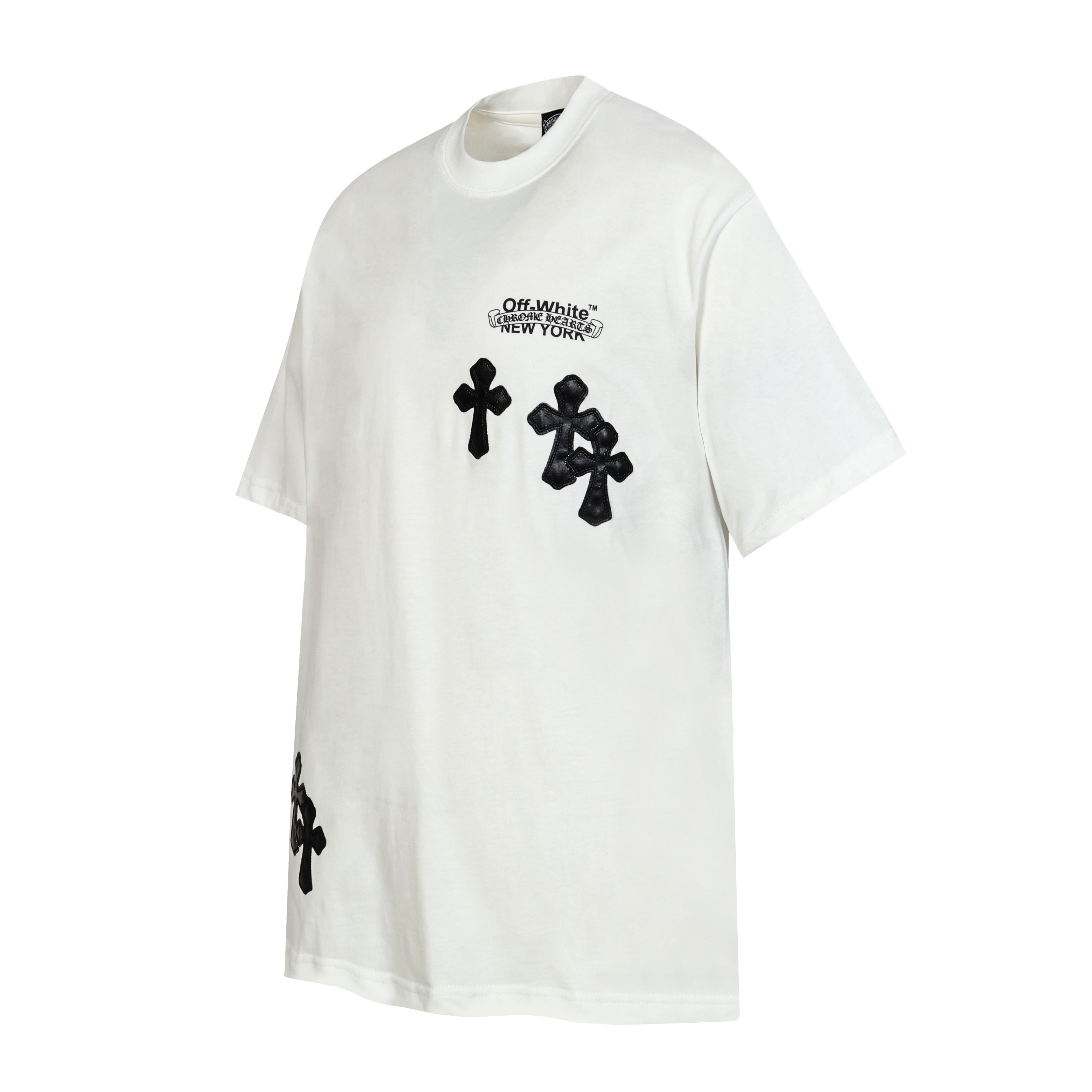 Chrome Hearts T-shirt #2011 Black/White