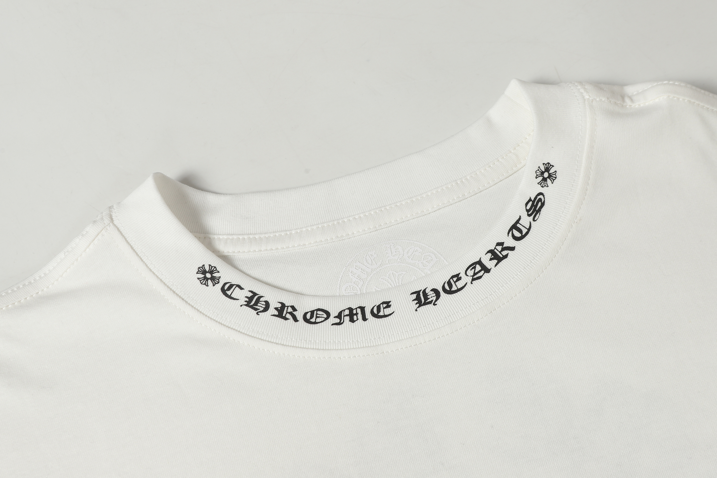 Chrome Hearts T-Shirt #2208 Black/White