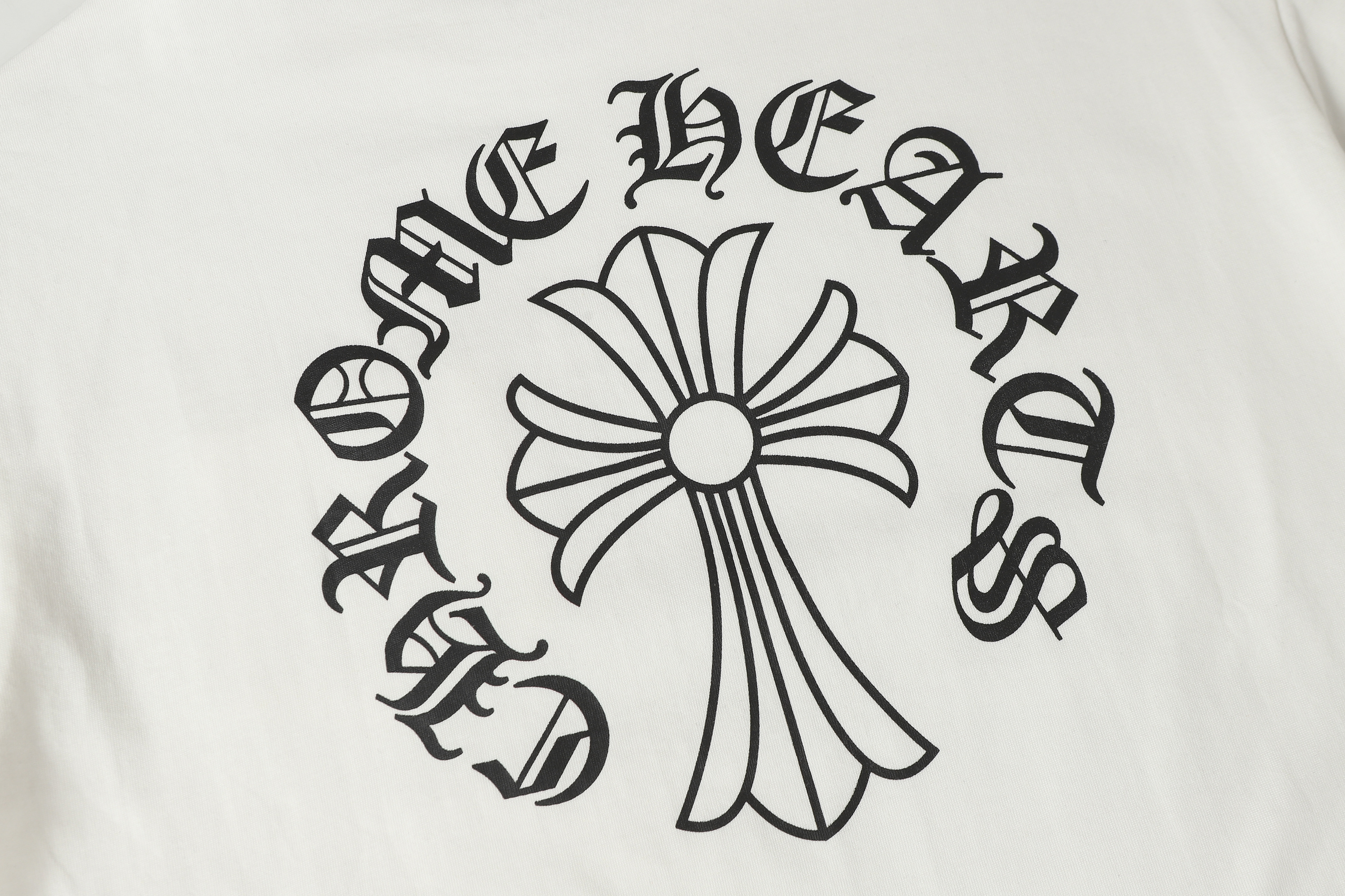 Chrome Hearts T-Shirt #2208 Black/White