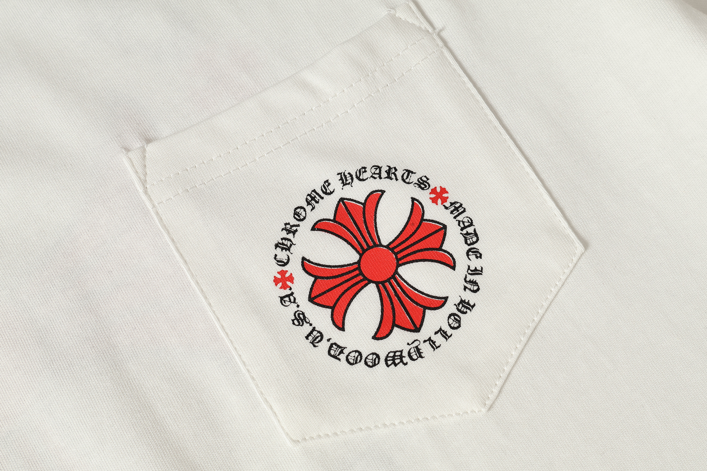 Chrome Hearts T-shirt #2232 Black/White