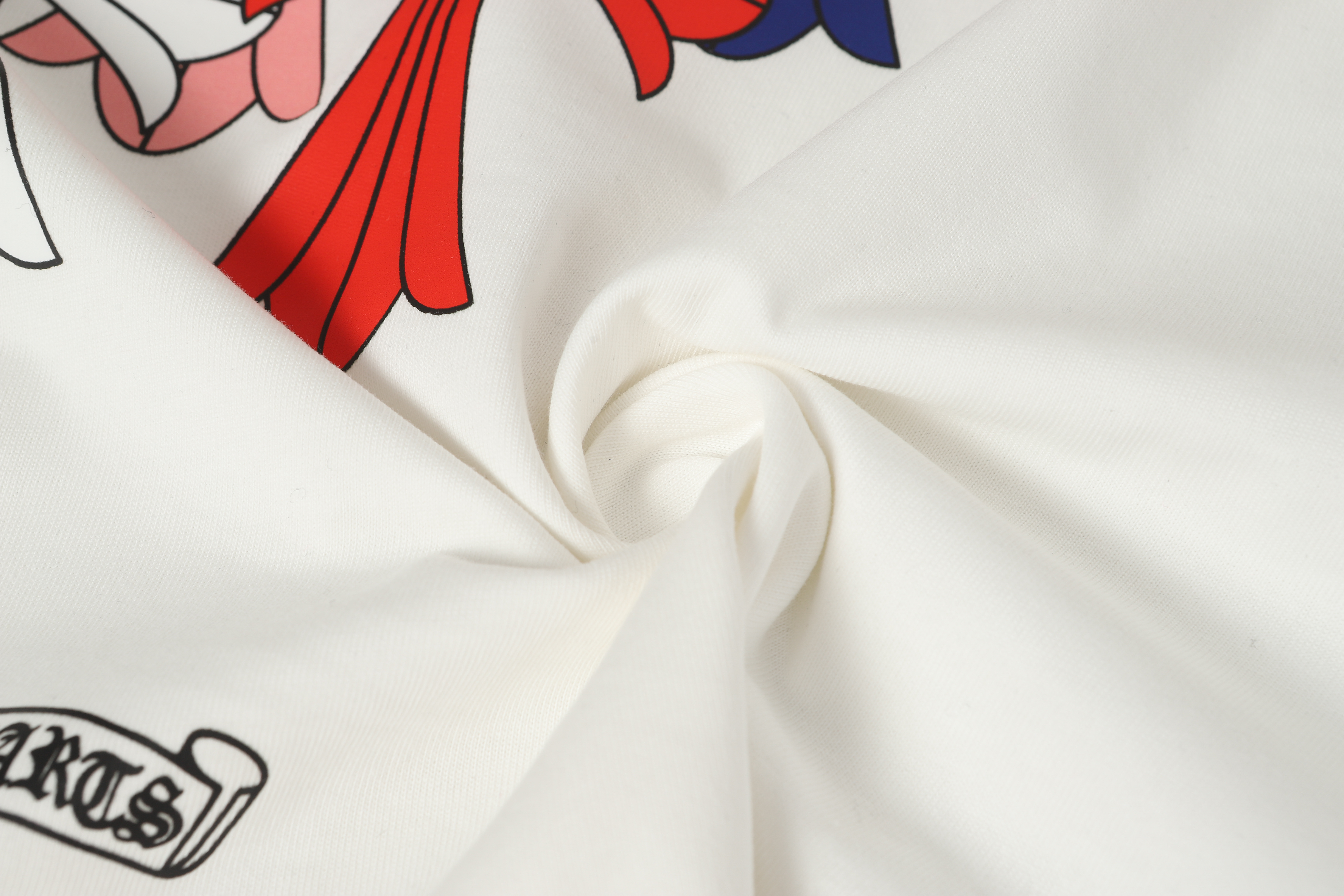 Chrome Hearts Multi Color Cross Cemetery T-shirt #2203 Black/White