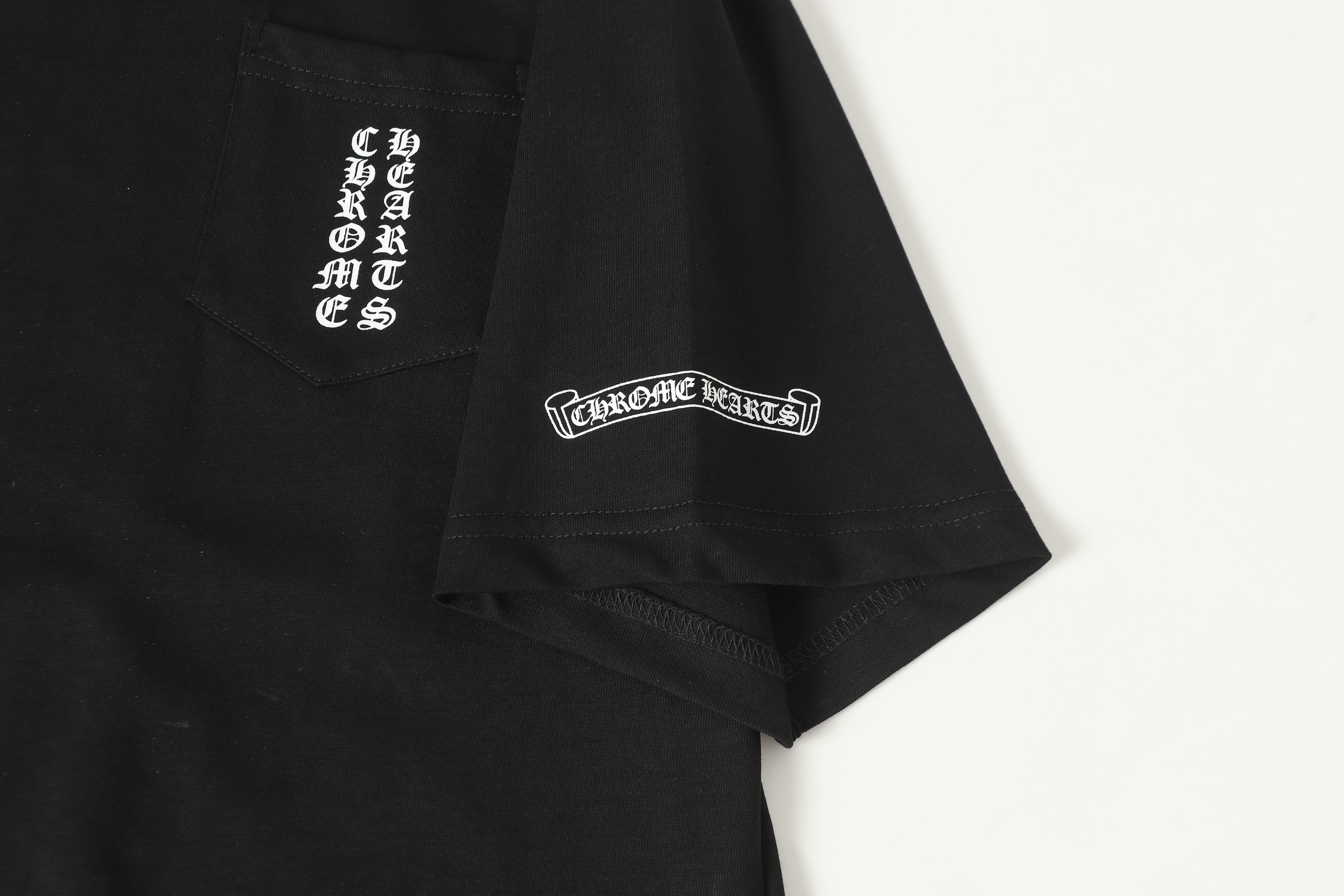 Chrome Hearts T-shirt #2201 Black/White