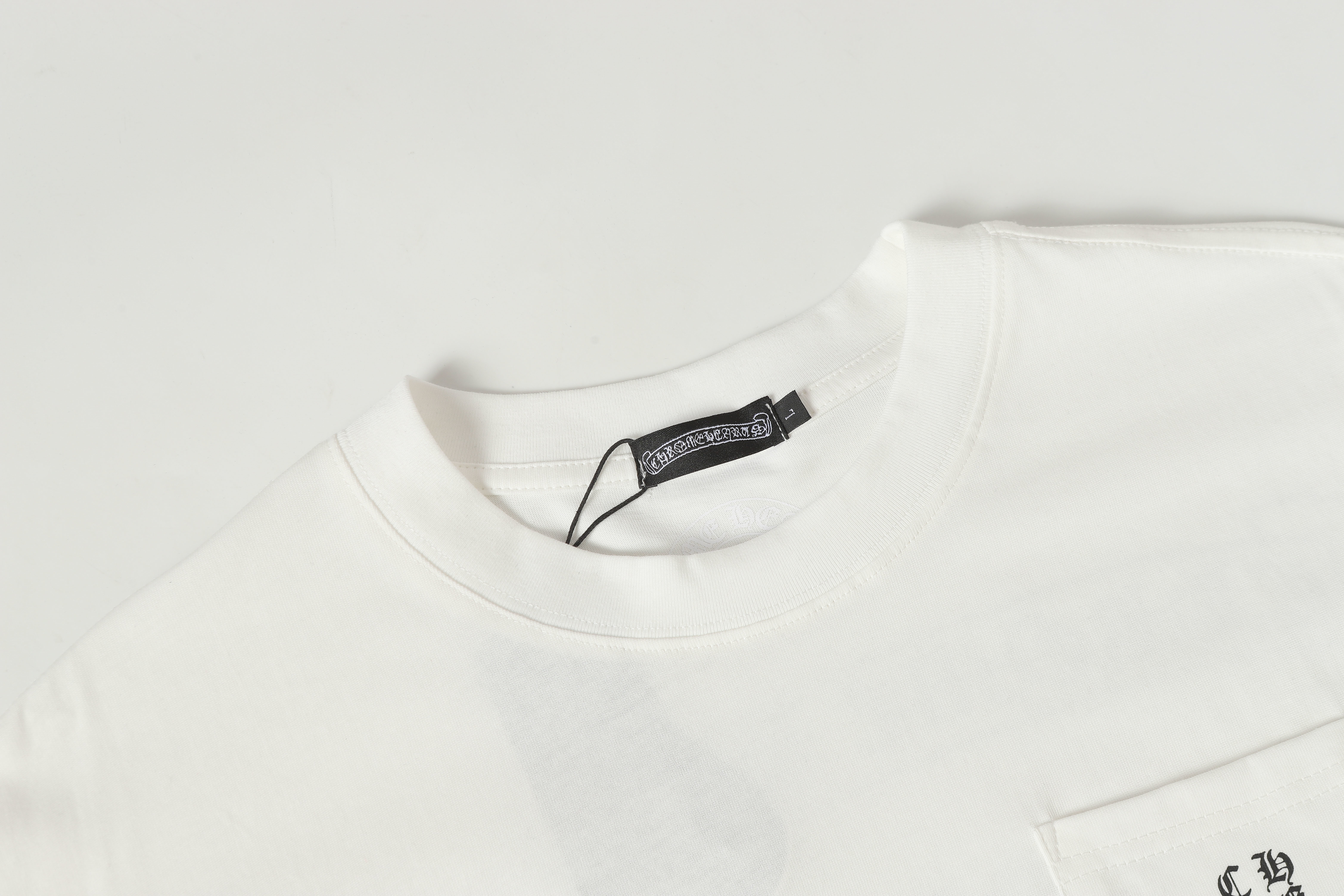 Chrome Hearts T-shirt #2201 Black/White