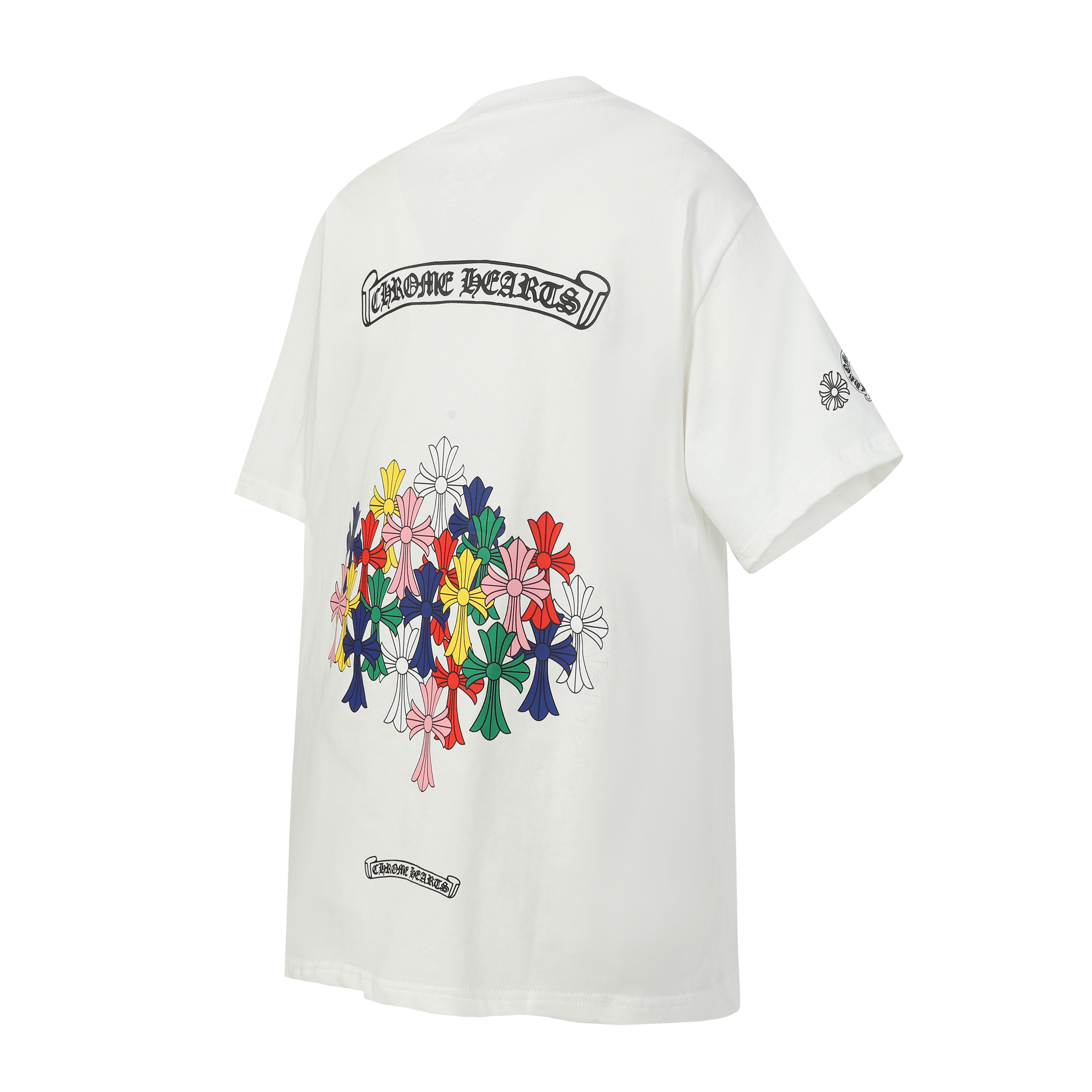 Chrome Hearts T-shirt #2202 Black/White