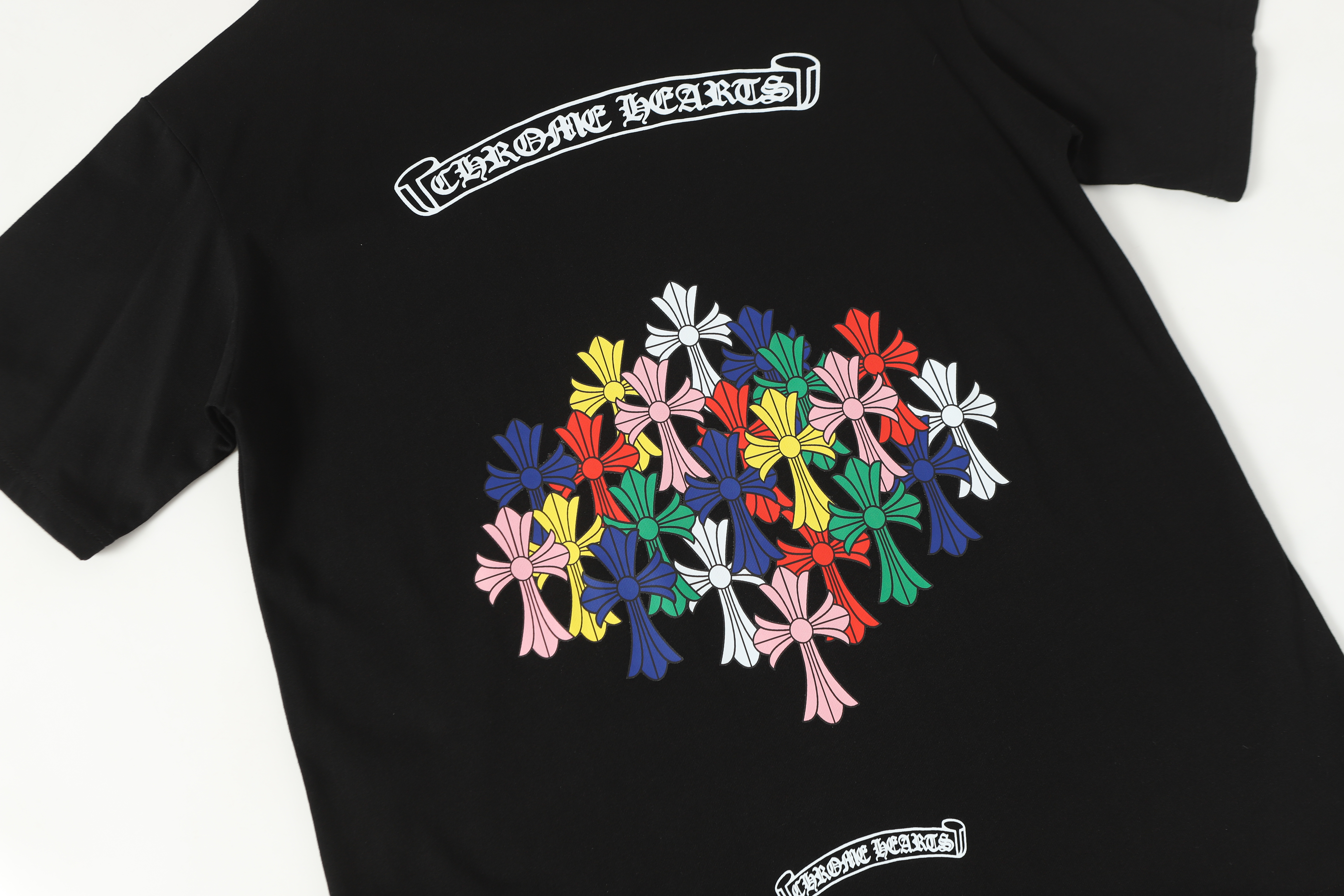 Chrome Hearts T-shirt #2202 Black/White