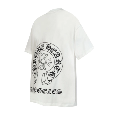 Chrome Hearts T-shirt #2211 Black/White 02