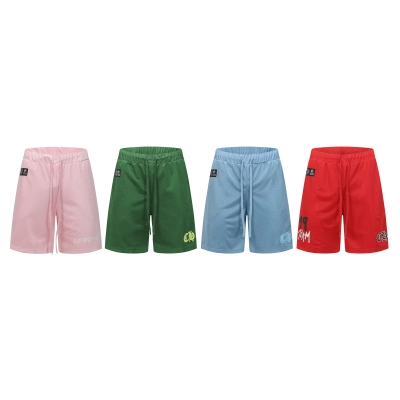 Chrome Hearts x Matty Boy "Team" Mesh Warm Up Jersey Shorts #2102 Blue/Green/Black/Pink/Red 01