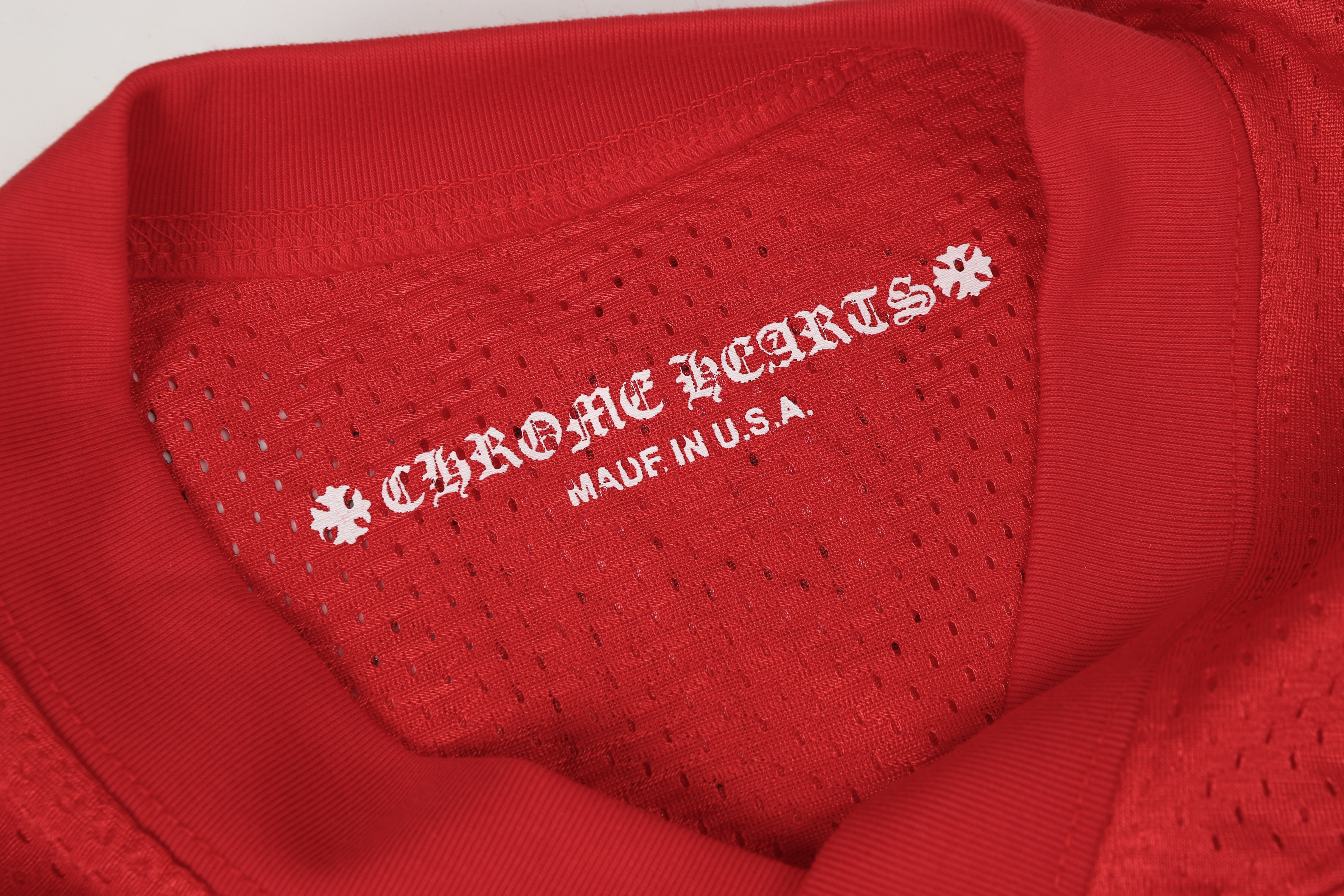 Chrome Hearts x Matty Boy "Team" Mesh Warm Up T-Shirt #2102 Pink/Black/Blue/Green/Red