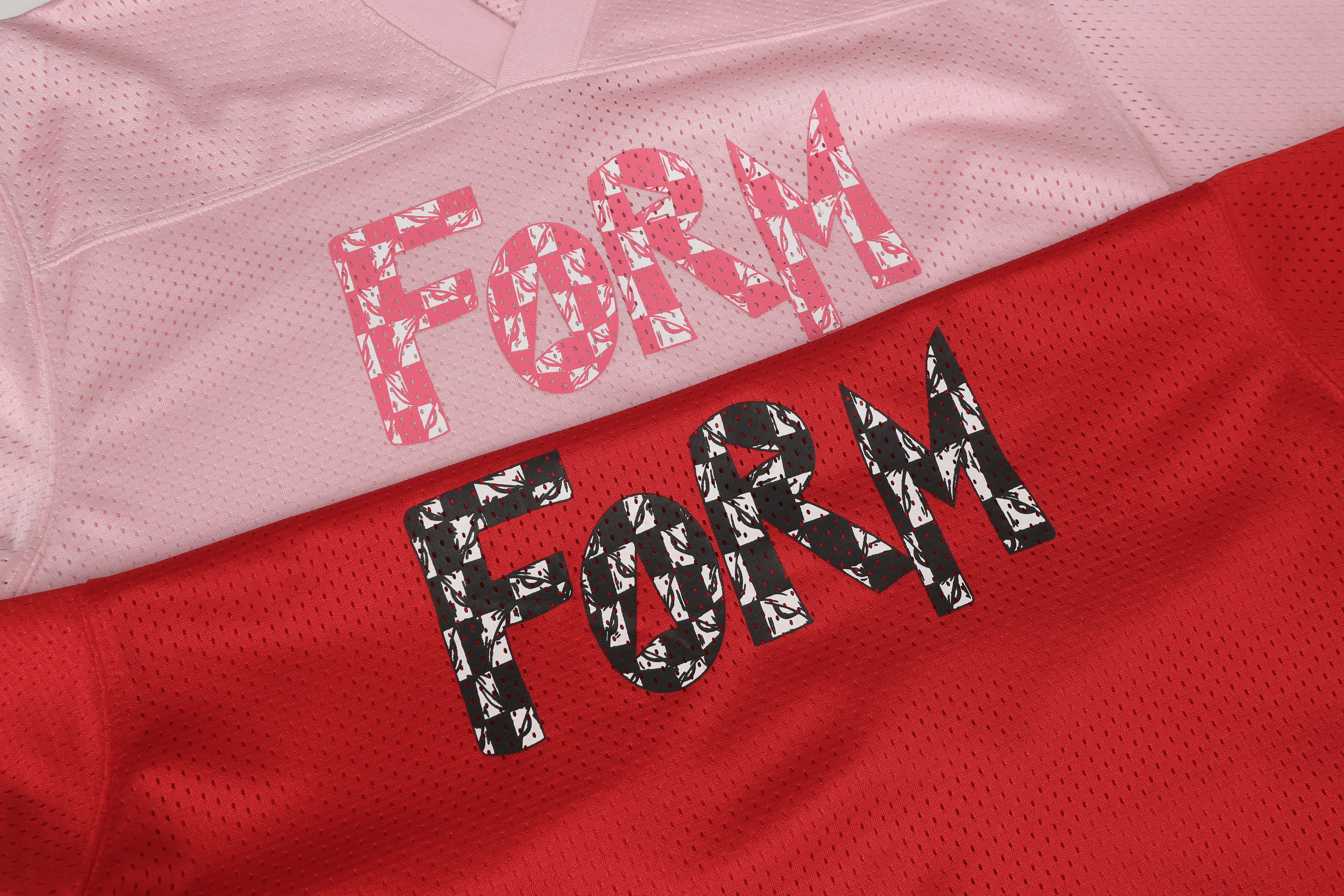 Chrome Hearts x Matty Boy "Team" Mesh Warm Up T-Shirt #2102 Pink/Black/Blue/Green/Red