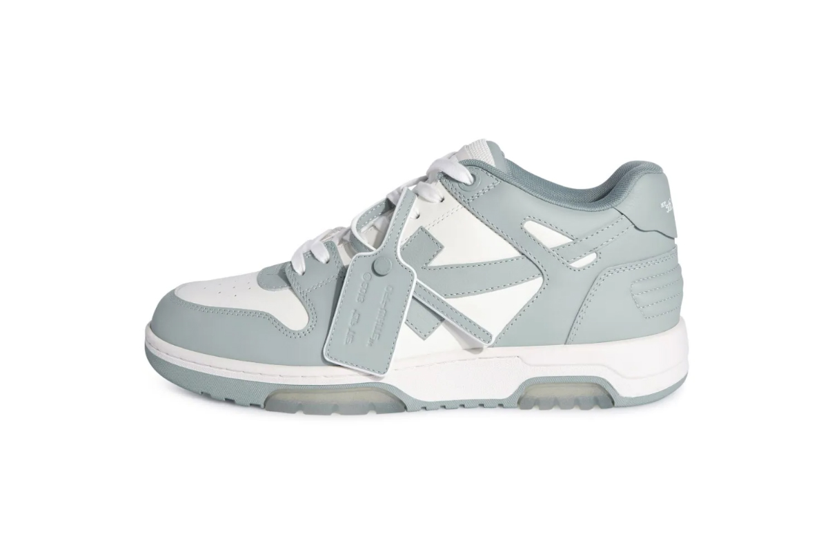Off-White Out Of Office Low Tops Bluish Gray
