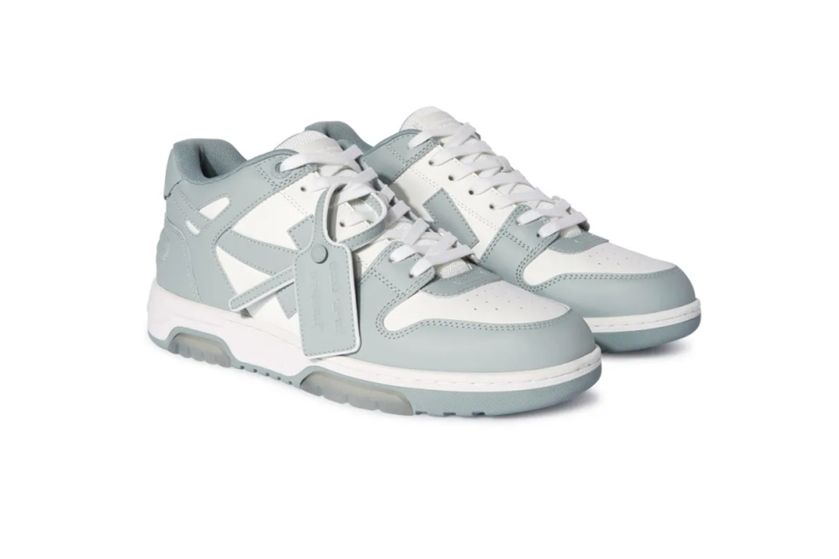 Off-White Out Of Office Low Tops Bluish Gray