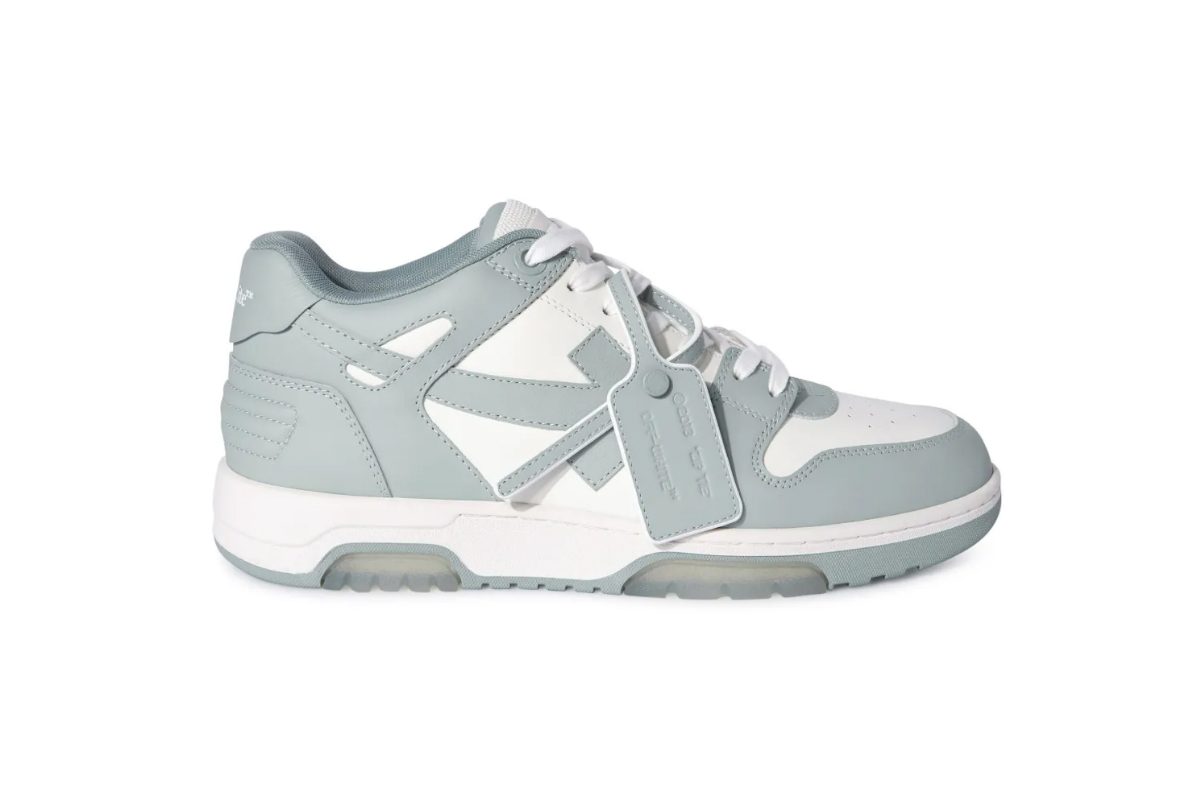 Off-White Out Of Office Low Tops Bluish Gray