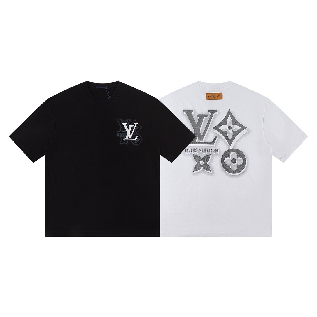 Louis Vuitton T-shirt W2627 Black/White