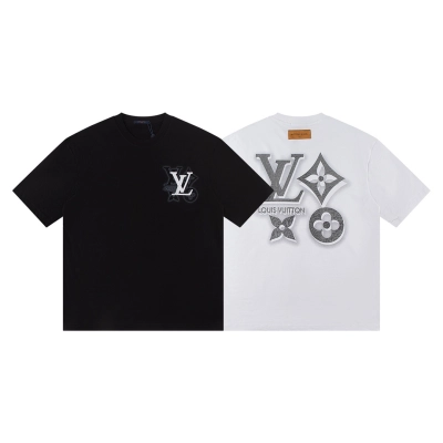 Louis Vuitton T-shirt W2627 Black/White 01