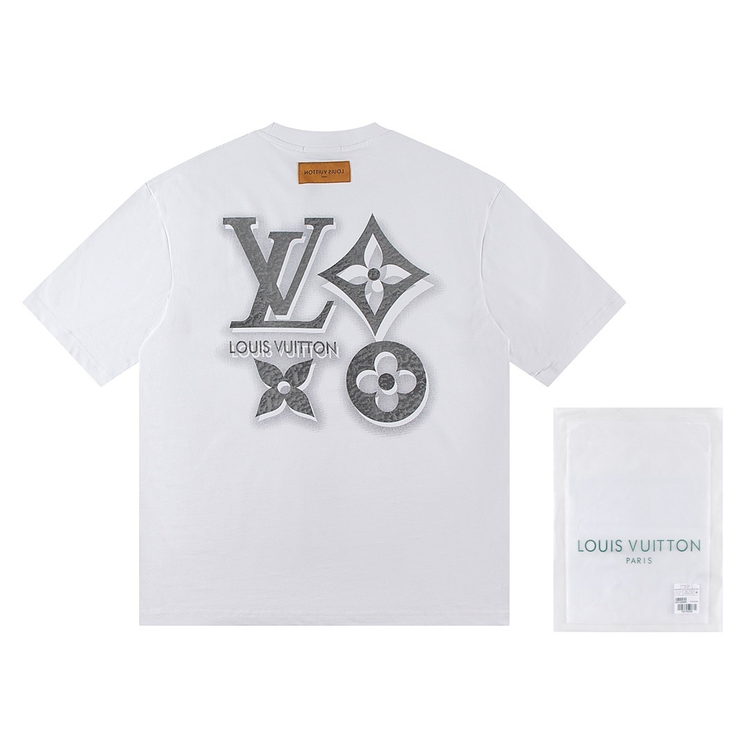 Louis Vuitton T-shirt W2627 Black/White