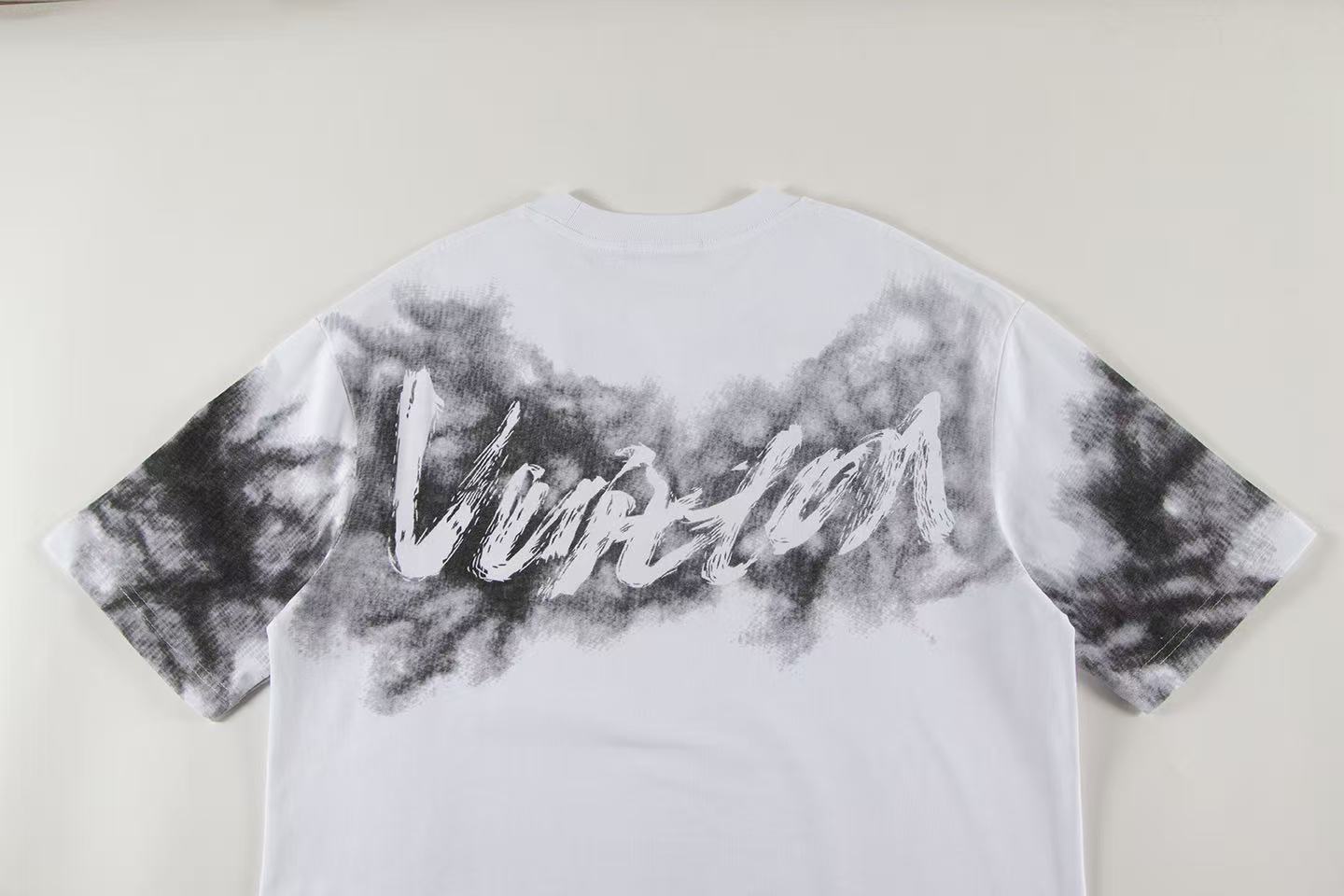 Louis Vuitton T-shirt Z034 Black/White/Gray
