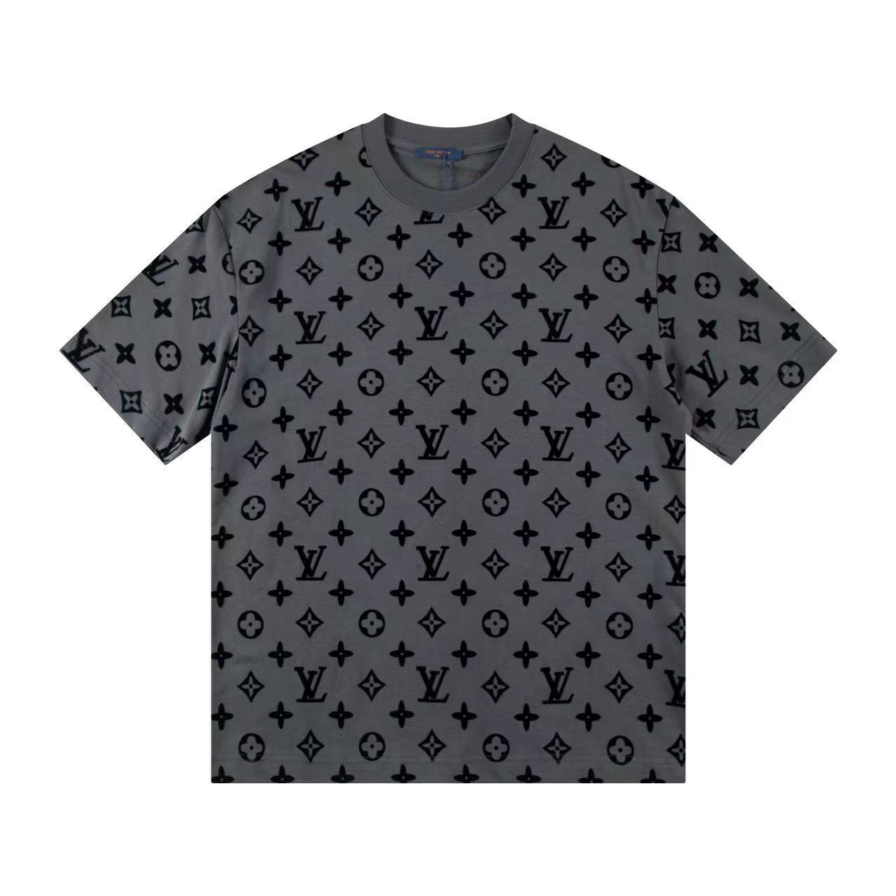 Louis Vuitton T-shirt H888 Gray/Black/White/Orange/Hot Pink