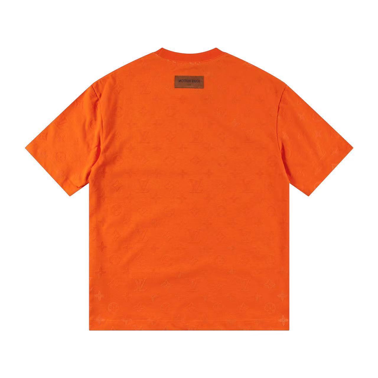 Louis Vuitton T-shirt H888 Gray/Black/White/Orange/Hot Pink