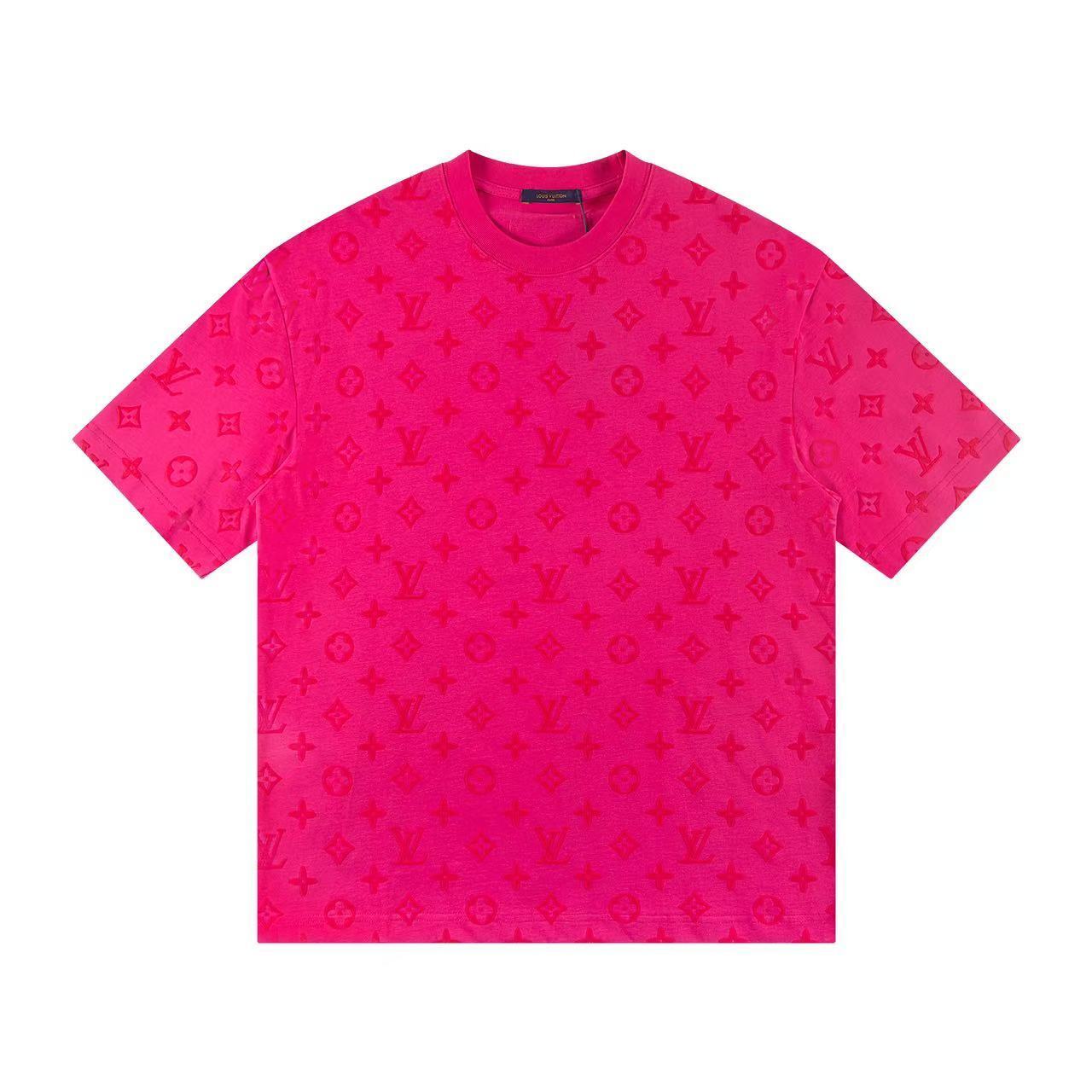 Louis Vuitton T-shirt H888 Gray/Black/White/Orange/Hot Pink