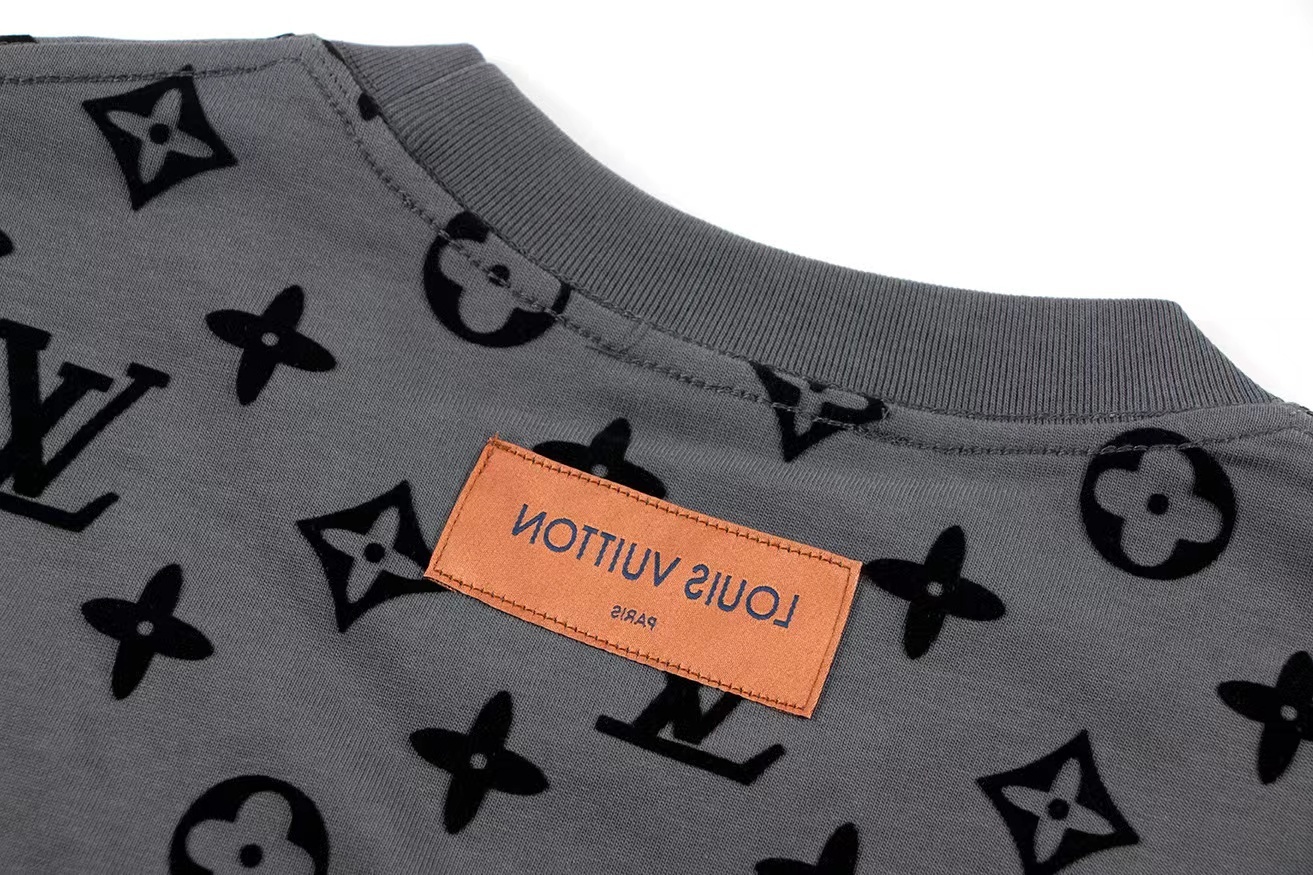 Louis Vuitton T-shirt H888 Gray/Black/White/Orange/Hot Pink