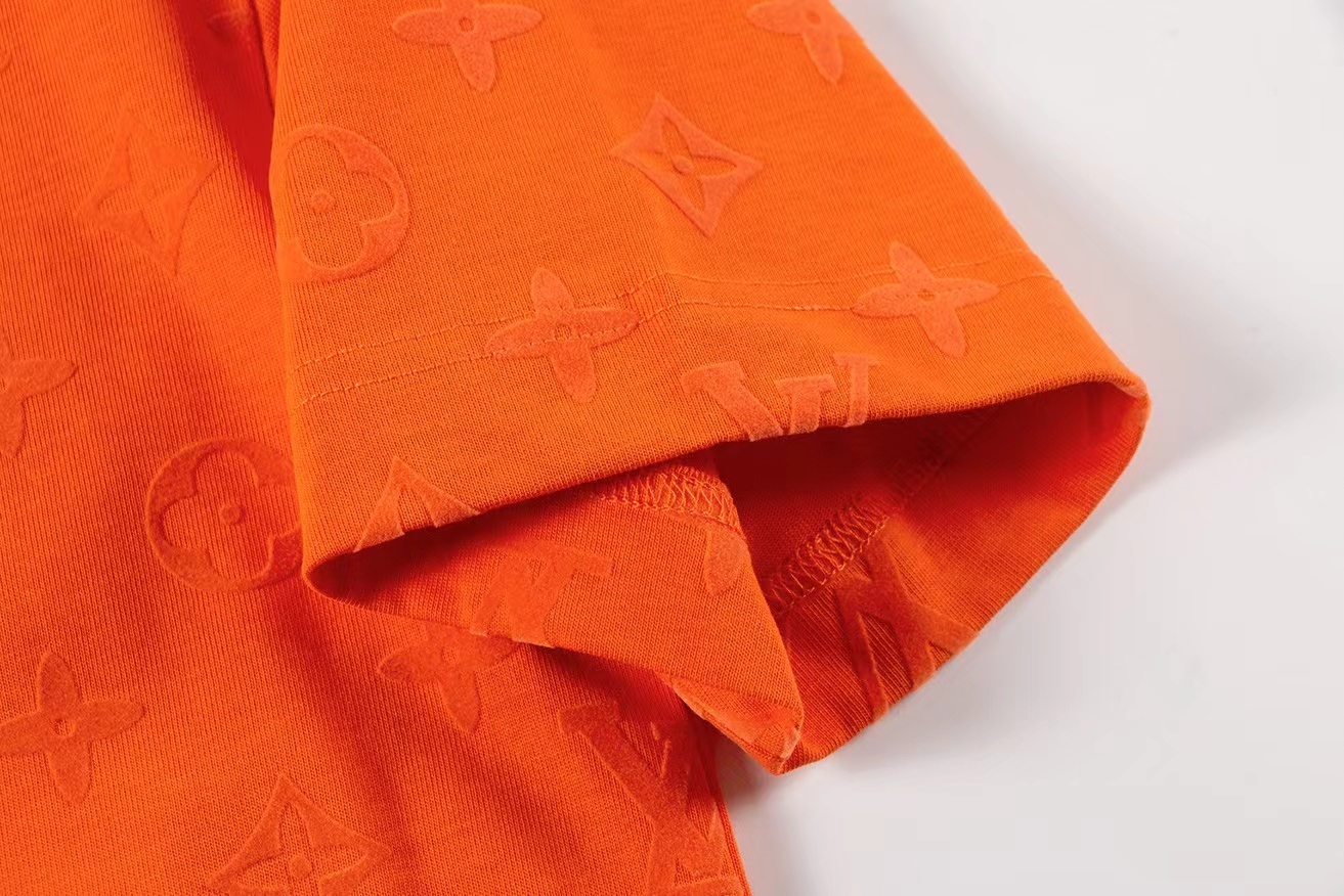 Louis Vuitton T-shirt H888 Gray/Black/White/Orange/Hot Pink