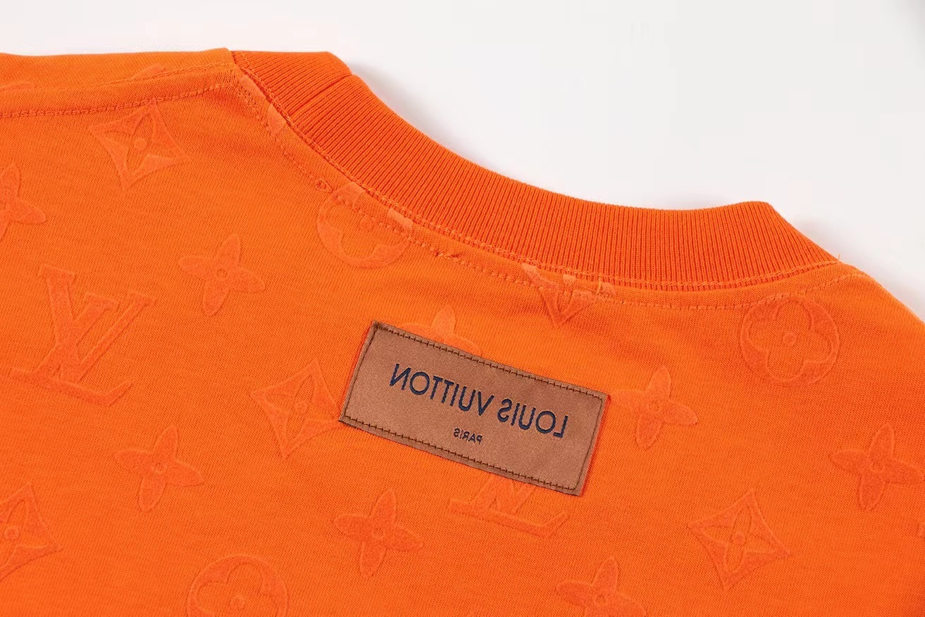 Louis Vuitton T-shirt H888 Gray/Black/White/Orange/Hot Pink