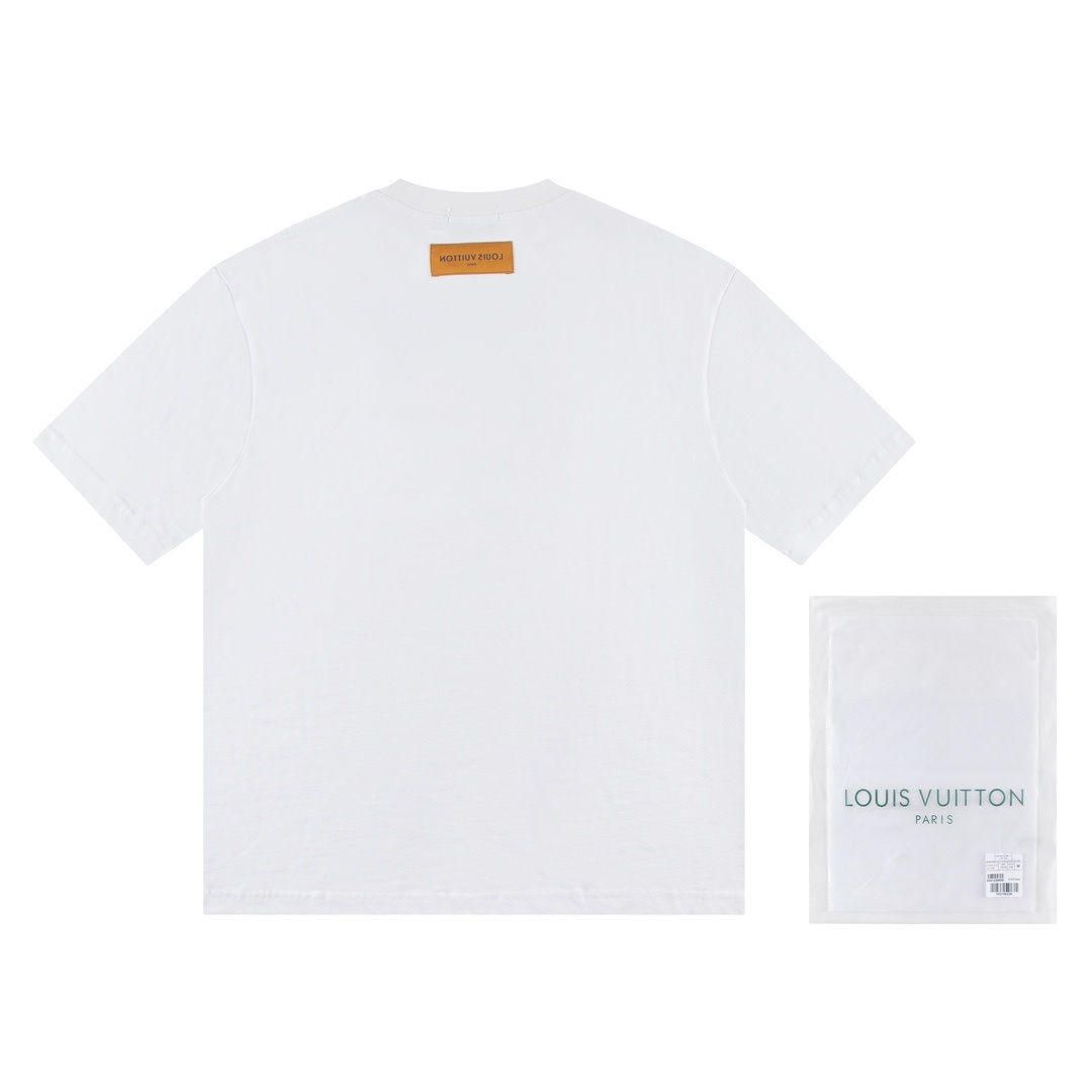 Louis Vuitton T-shirt W2518 Black/White