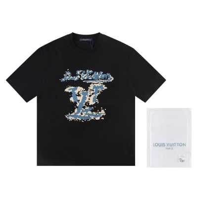 Louis Vuitton T-shirt W2518 Black/White 02