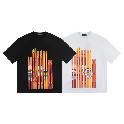 Louis Vuitton T-shirt W2525 Black/White 01