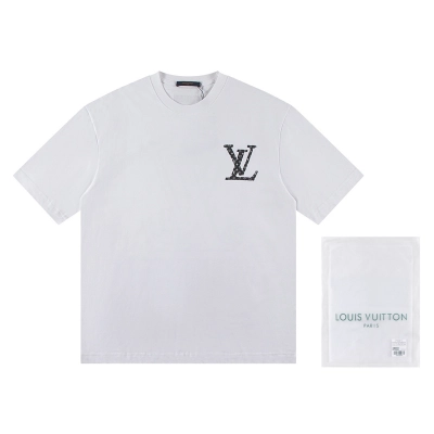 Louis Vuitton T-shirt W2642 Black/White 02