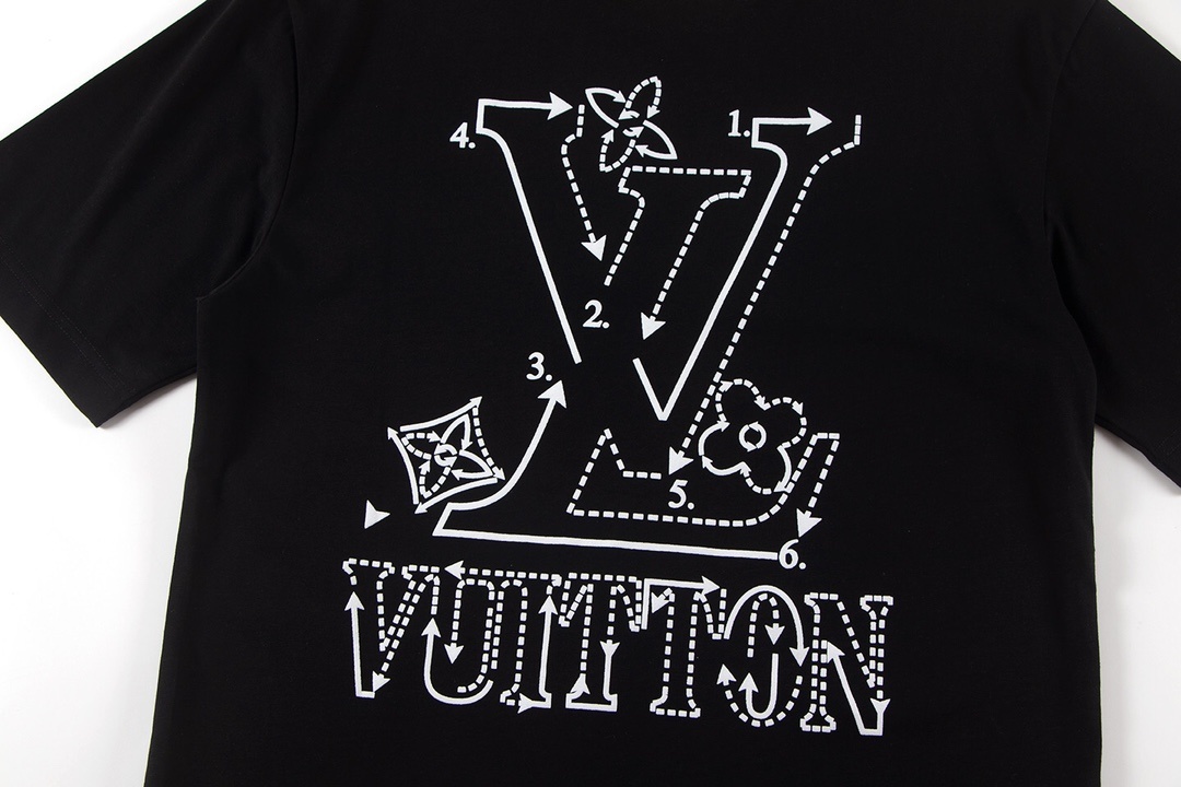 Louis Vuitton T-shirt W2642 Black/White