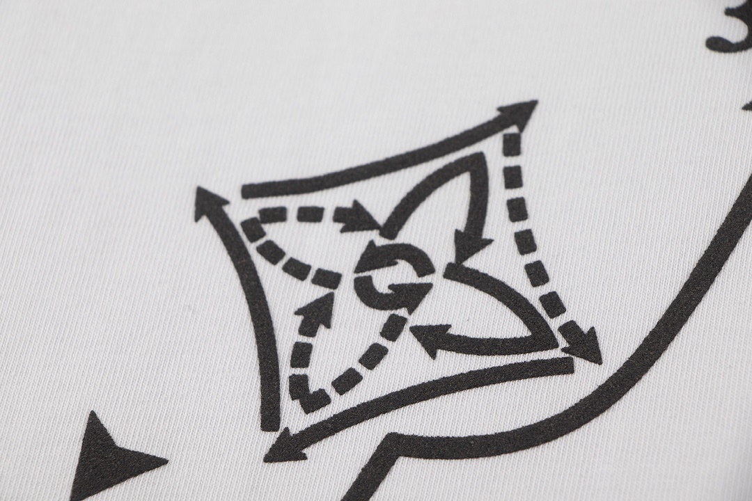 Louis Vuitton T-shirt W2642 Black/White