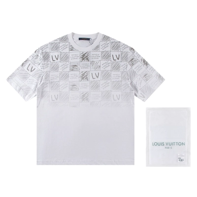 Louis Vuitton T-shirt W2644 Black/White 02
