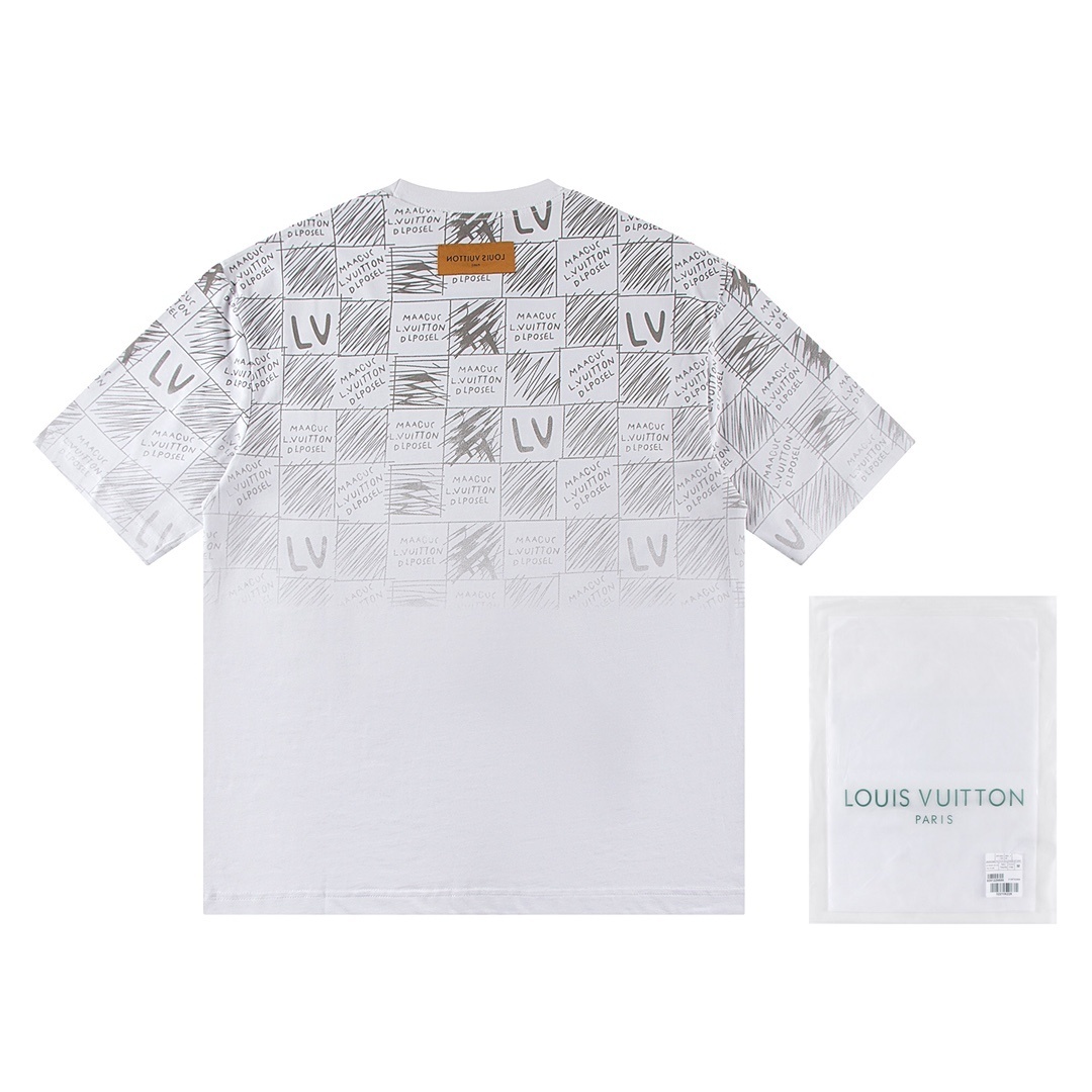 Louis Vuitton T-shirt W2644 Black/White