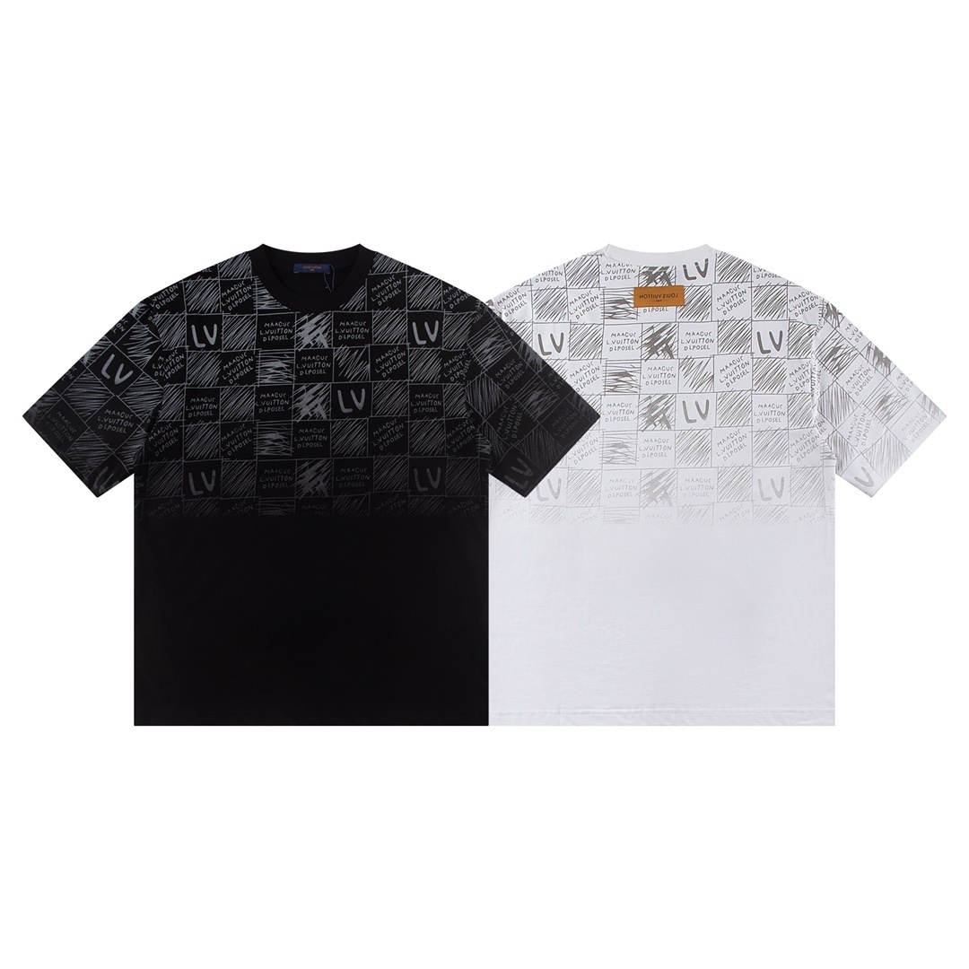 Louis Vuitton T-shirt W2644 Black/White