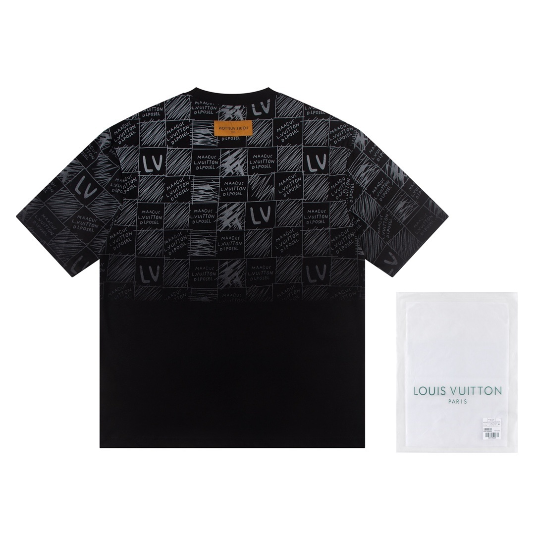 Louis Vuitton T-shirt W2644 Black/White