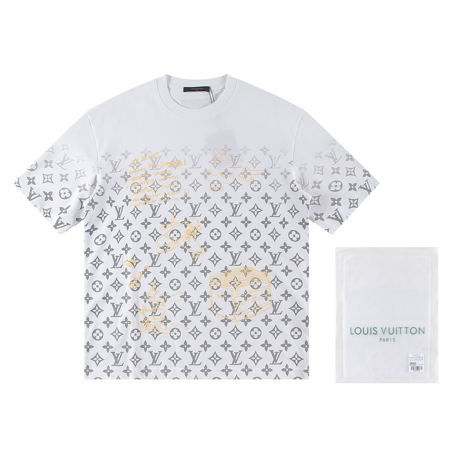 Louis Vuitton T-shirt W2948 Black/White