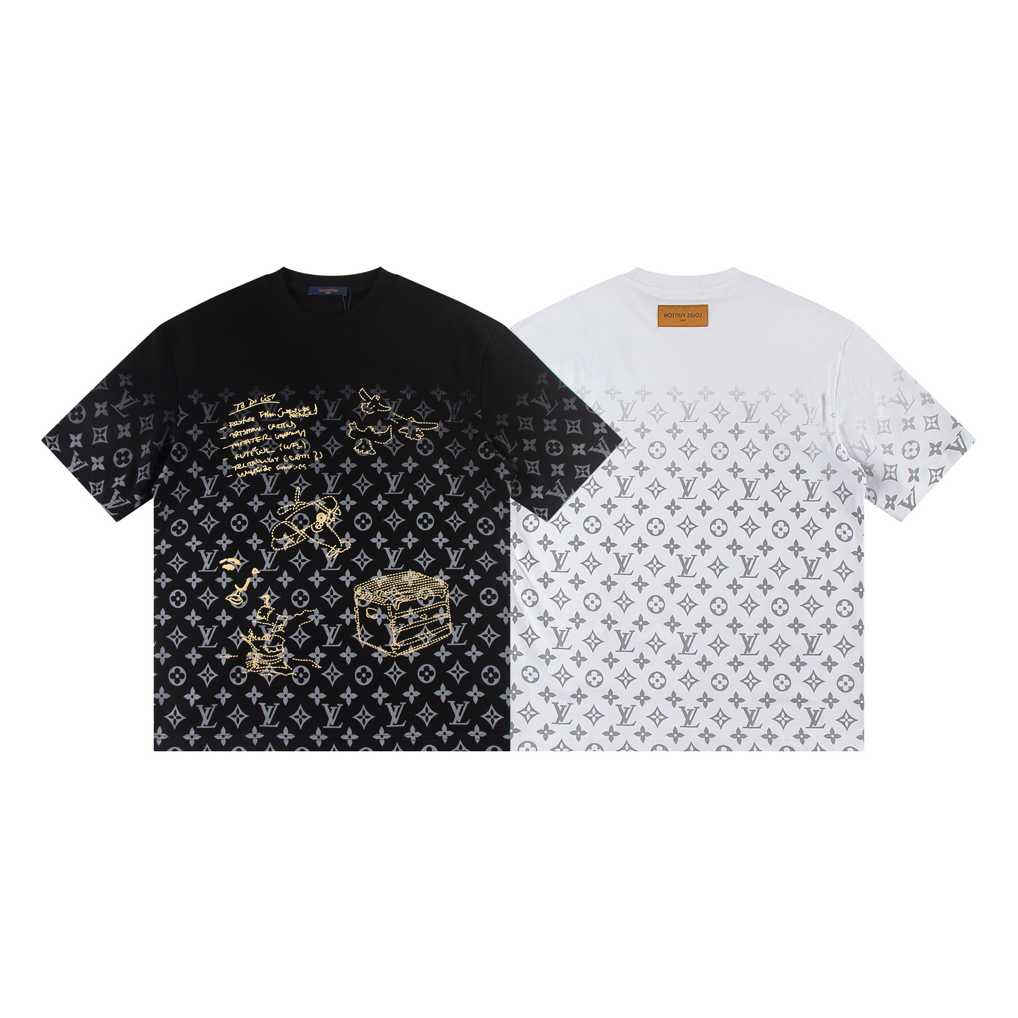 Louis Vuitton T-shirt W2948 Black/White
