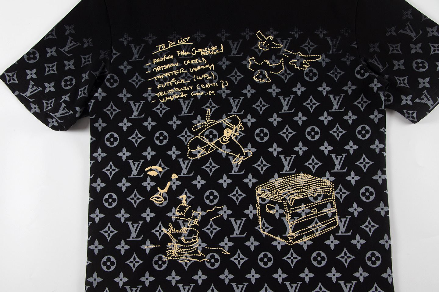 Louis Vuitton T-shirt W2948 Black/White