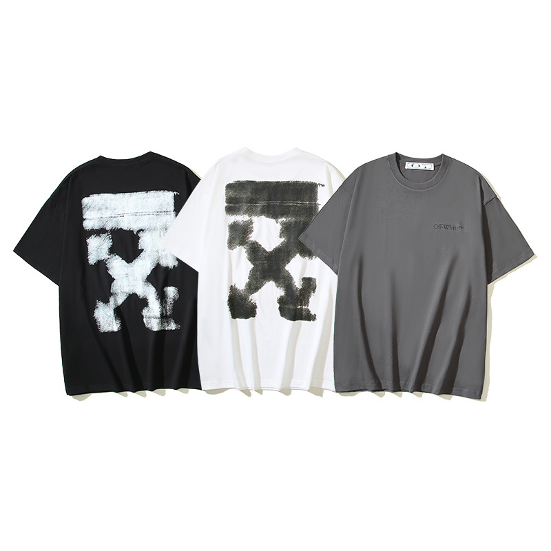 Off-white T-Shirt #108 Black/White/Gray