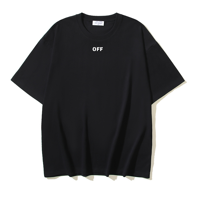 Off-white T-Shirt #158 Black/White/Blue/Claret